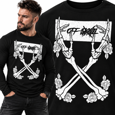 LONGSLEEVE ŚMIESZNY OFF SKULL